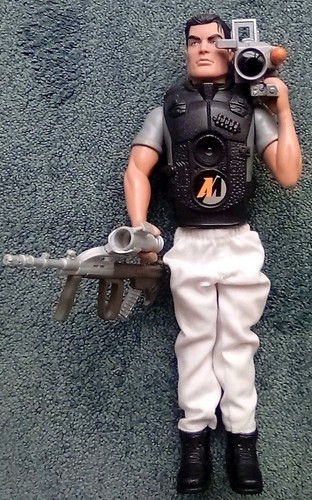 Action man figure - with, uniform