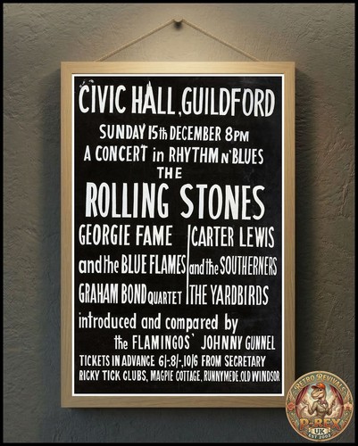 The rolling stones civic hall - rolling,