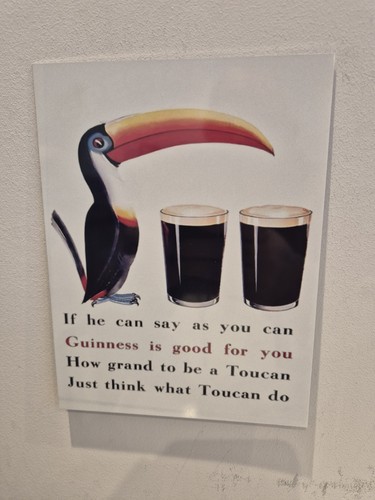 Guinness vintage metal sign - vintage,