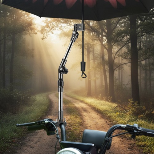 Electric bike umbrella bracket - bike,