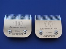 2 Andis 10 blade Ceramic edge