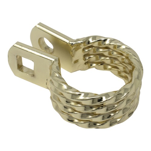 Gold quadruple twist post - gold,
