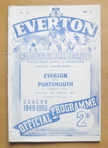 Everton portsmouth 1949 - everton,