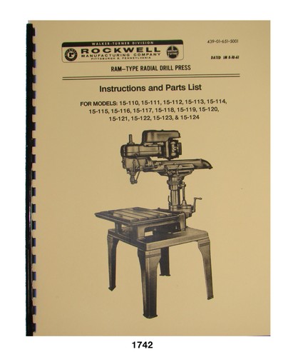 Delta ram type radial - type, drill
