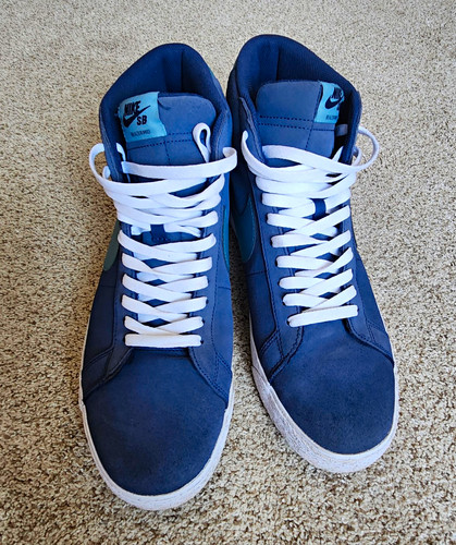 Nike blazer mid blue - sb,