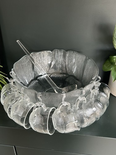 Vintage arcoroc fleur punch - arcoroc,