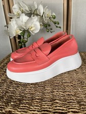 Wonders leather slip on shoes