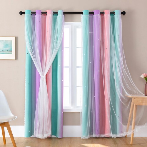 Xidi blackout curtains stars - xidi,