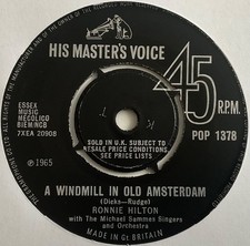 Ronnie Hilton - A Windmill In