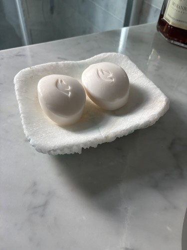 Large white stone - white, marble