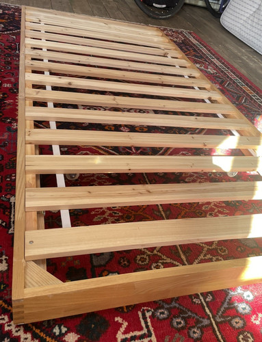 Solid oak framed - trundle, bed