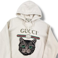 Gucci Mystic Cat Sequin Cream Hoodie