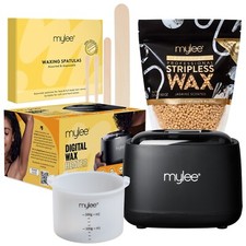 Mylee Advanced Waxing Kit Digital Wax Heater Stripless Hard Wax Assorted Spatula
