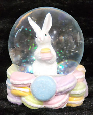 White Easter Bunny w Pastel