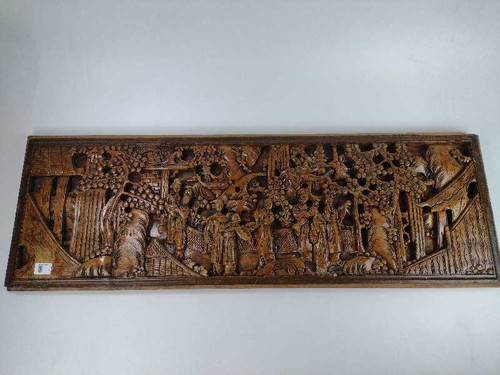 Custom hand carved wood