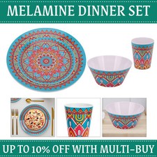 16 Pieces Moroccan Melamine