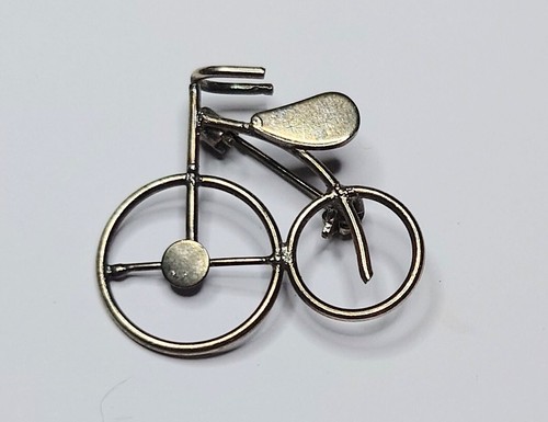 Vintage silver tone penny - silver,