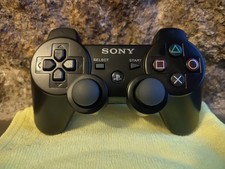 Official Sony PS3 Dual Shock 3 PlayStation Wireless Controller Black (B Grade)