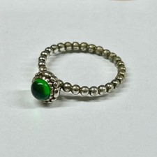 Pandora August Birthstone Bloom Ring size Q