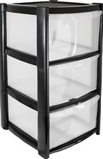 Large Plastic 3  Drawer