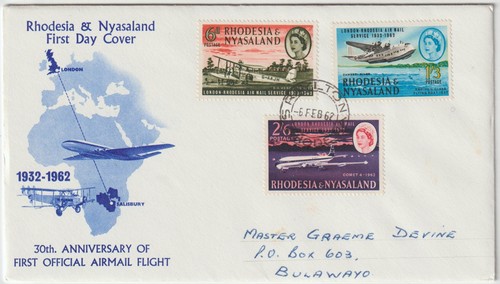Rhodesia nyasaland 1962 - rhodesia, &