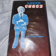 Laker Cubes magnetic plastic Puzzle invented by Sir Freddie Laker in Box