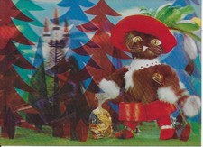 Puss in Boots 3D  postcard
