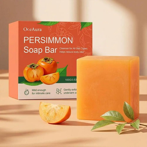 Soap bar persimmon green tea - persimmon,