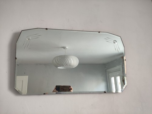 Vintage frameless bevelled - frameless,