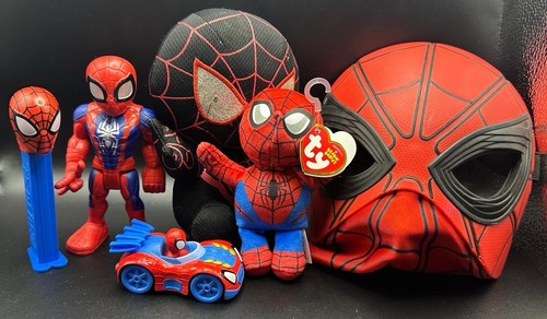 Spider man toy bundle - spider, mask