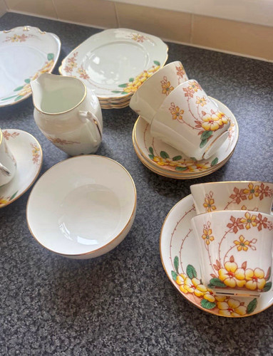 Windsor bone china floral - china,