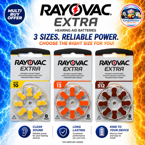 Rayovac hearing aid batteries - rayovac,