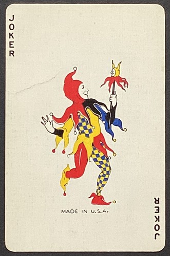 Joker jester vintage single - joker,
