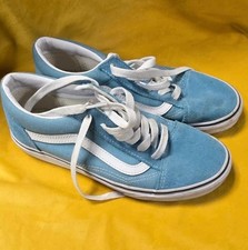 Vans Old Skool Trainers – Light Blue (UK 4 / EU 36.5 / US 5 Juniors)
