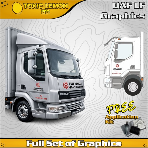 Daf vehicle graphics truck - daf, lf