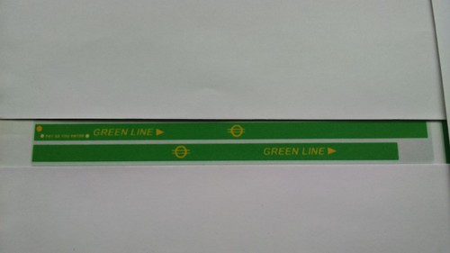Dinky green line - green,
