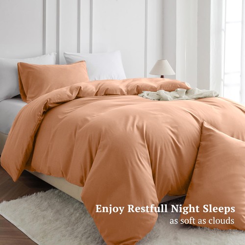 Plain duvet cover with - duvet,