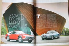 Original CSC 2014 mag article: LANCIA FULVIA SPORT vs ALFA ROMEO JUNIOR ZAGATO