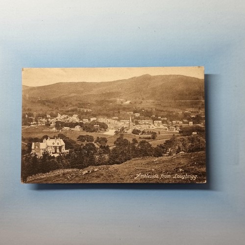 Ambleside postcard 1909 - ambleside,