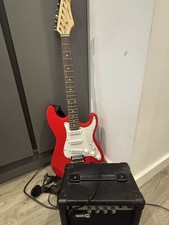 Electric Guitar Beginner Package with Amplifier and Accessories
