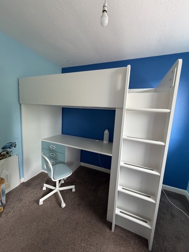 Ikea stuva loft bed - loft, desk