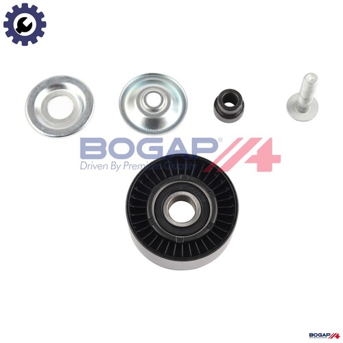 Deflectionguide pulley vribbed - pulley,