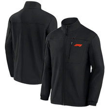 Formula 1 Men's Jacket (Size 2XL) Black F1 Softshell Full Zip Jacket - New