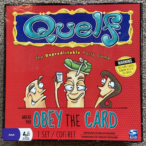 Quelf board game unpredictable - board,