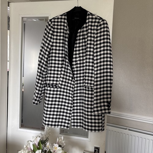 Zara monochrome houndstooth - monochrome,