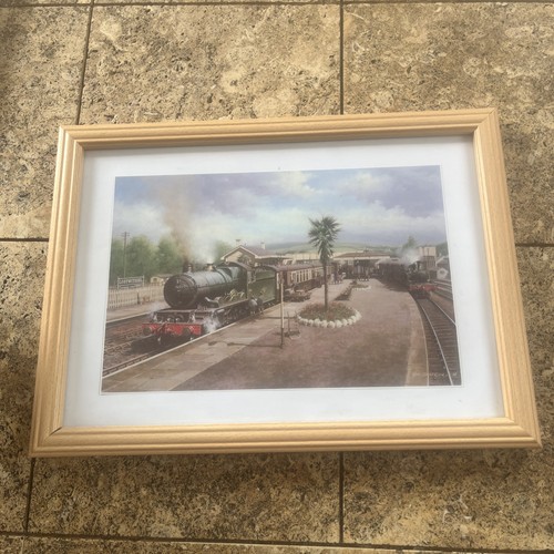 Changing trains print - print, don