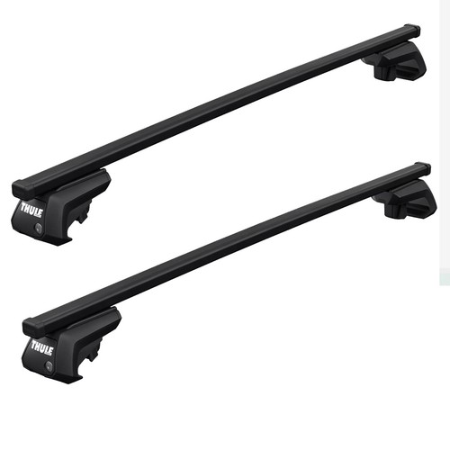 Thule squarebar evo black - black, roof