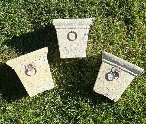 Concrete plaster garden pots - 3,