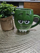 M&Ms Green Character Mug Collectible Cup, 2020 “I MELT FOR NO ONE!”