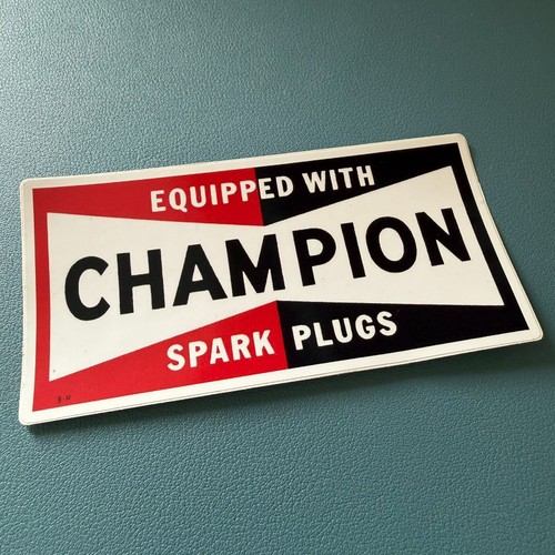 Champion equipped spark plugs - champion,
